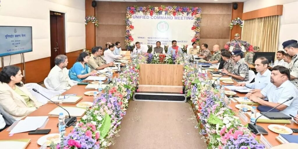 यूनिफाइड कमांड की बैठक: CM साय बोले- 2026 तक नक्सलवाद होगा खत्म, विकास कार्यों की रफ्तार तेज