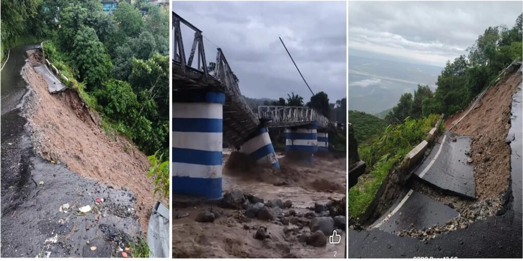 दार्जिलिंग में मूसलाधार बारिश से तबाही: पुल ढहे, लैंडस्लाइड से सड़कों पर तबाही, 14 की मौत