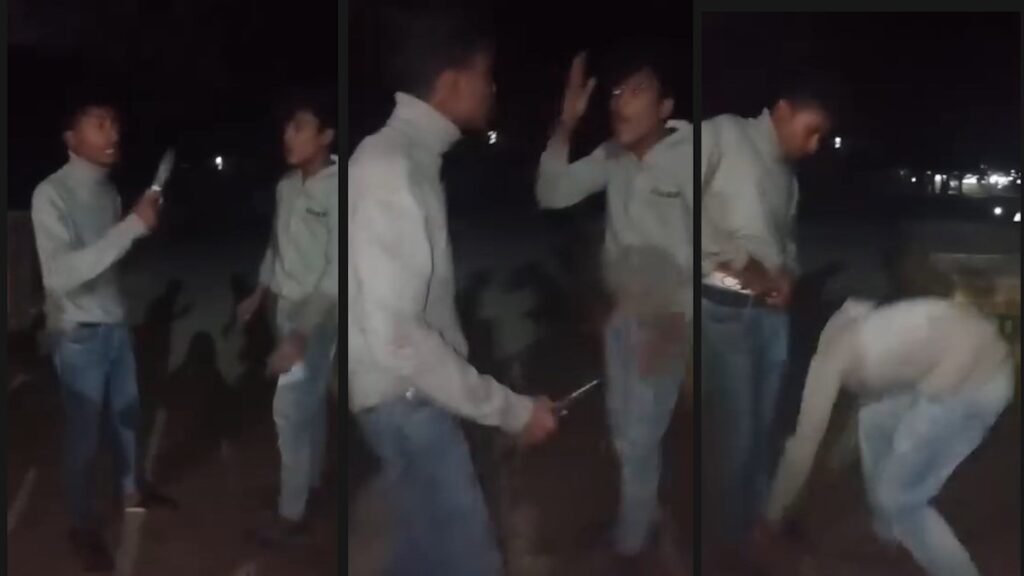 रायपुर में खौ़फनाक घटना: चाकू दिखाकर युवक से जबरन पैर छूवाए, वीडियो हुआ वायरल