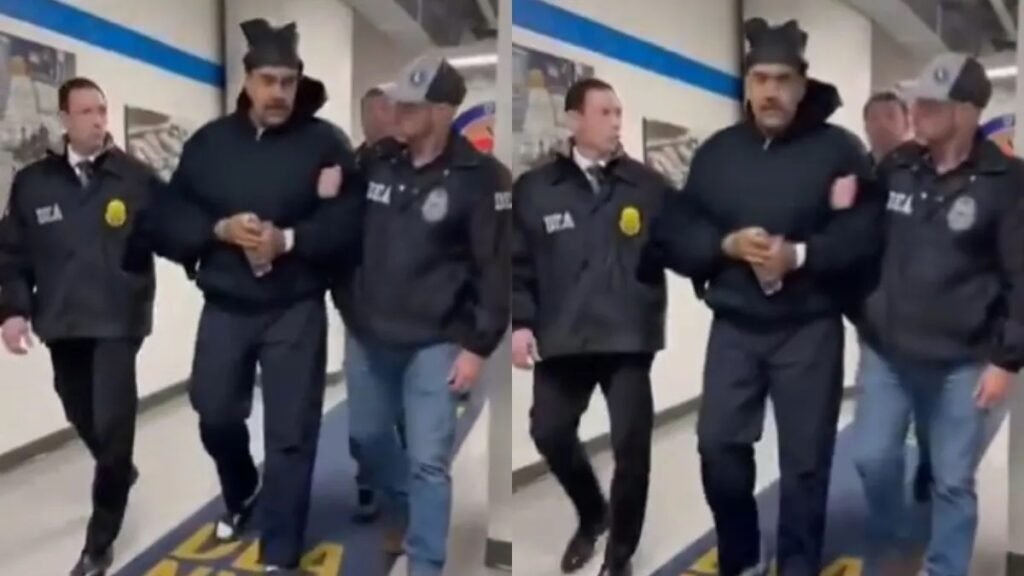 US Strikes Venezuela: वेनेजुएला के राष्ट्रपति निकोलस मादुरो की गिरफ्तारी के बाद पहली बार सामने आया इनसाइड वीडियो